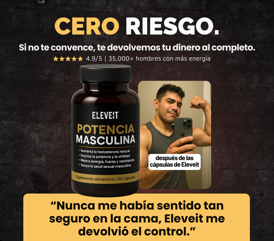 Cápsulas de "Potencia Masculina"